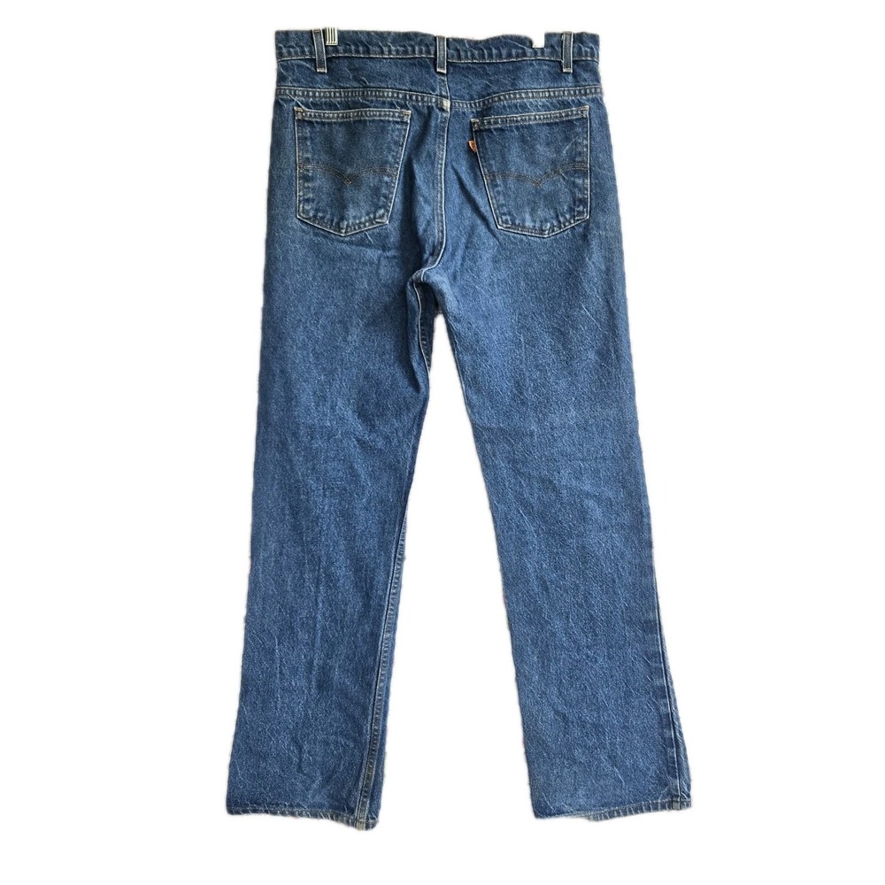 VTG Levi's Orange Tab Straight Leg Jeans Men's W36 L33 Blue Denim Made in USA